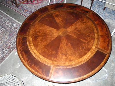 Turn The Tables Aardvark Antiques, Round Dining Table With Perimeter Leaves