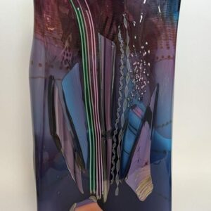Chris Hawthorne & James Nowack Art Glass Vase, Signed, 19"H, PA6561