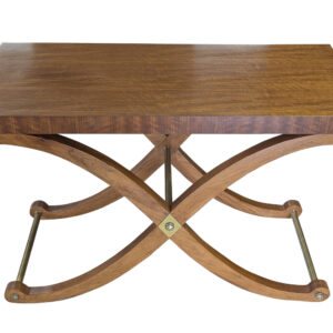 Art Deco Style Satinwood Console Table, 45"W, PA6724MD