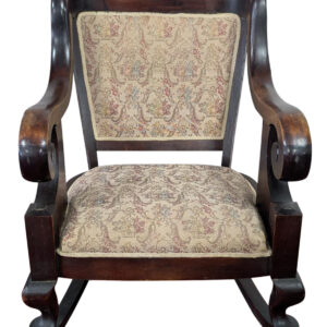 Antique Empire Style Parlor Rocking Chair, Mahogany, 37"H, PA6740SG