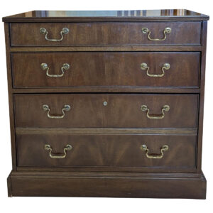 Vintage National Mount Airy Executive File Cabinet, Mahogany, 30"H, PA6766BS