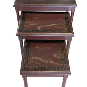 Vintage Asian Style Nesting Tables, 24.5"H, PA6777JH