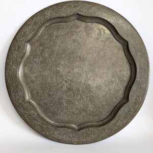 Vintage Large Etched Brass Tray, 23", PA6824JH