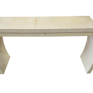 Vintage Enrique Garcel Tessellated Bone Console Table, 60"Long, PA6842