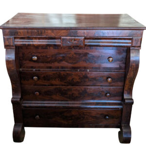 Antique American Empire Dresser, Mahogany, Circa 1830's, PA6856