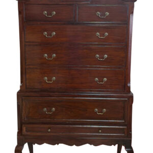 Queen Anne Style Highboy, Secretary Desk, Mahogany, 87"H, PA6862