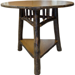 Old Hickory "Cricket" Rustic Lodge Side Table, 24.25"H, PA6953JE